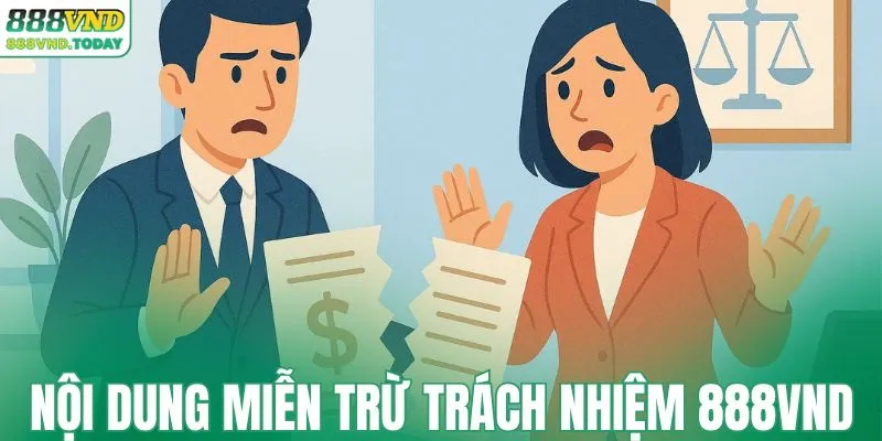 3 nội dung cần biết về miễn trừ trách nhiệm 888VND